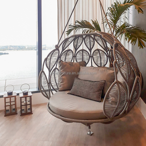 Вилла внутренний двор для отдыха на открытом воздухе веревка качели балкон патио отель курорты водонепроницаемый и солнцезащитный крем мебель - Product Image 5