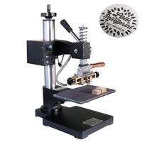 Máquina comercial Hot Stamping Semi-automática Hot Stamping Machine Máquina de estampagem a quente para couro Conjunto completo