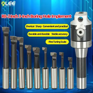 Machine Tools High Precision Milling Boring Head With BT/NT/R8/C20 Boring Head Set 9PCS Boring Bar Boring Tool