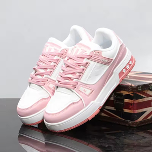 Zapatillas Casuales de Diseñador de Alta Calidad, con Logotipo Personalizable, de Cuero Genuino, con Cordones o Sin Cordones, para Caminar y Correr, para Hombre y Mujer - Product Image 3