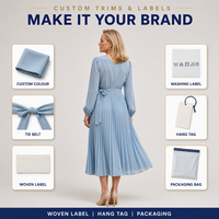 Robe chemise longue personnalisée pour femme, style vintage, à volants, pour l'automne, décontractée, pour le quotidien, les vacances, la plage, vente en gros, OEM, ODM, usine