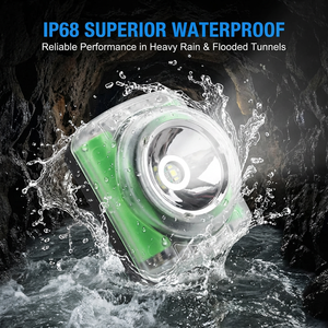 Lámpara de Minería Inalámbrica 3A 4A, Linterna Frontal Integrada para <span class=keywords><strong>Minero</strong></span>, Lámpara de <span class=keywords><strong>Casco</strong></span> para Seguridad - Product Image 2