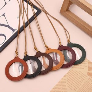 ซองใส่แว่นขยายหนัง PU วินเทจ พร้อมสายคล้องคอ อุปกรณ์ช่วยอ่านหนังสือ - Product Image 5