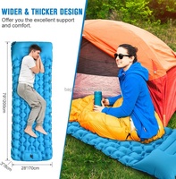 Logo personnalisé 190x60cm pliable en Nylon TPU gonflable matelas pneumatique tapis de couchage imperméable pour sac à dos randonnée
