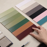 Carrelage mural en céramique mate 75x300mm, série plate, couleur unie, pour cuisine et salle de bain