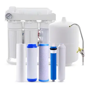 Manual 100G RO Water System for Home Use for Sink Water Trattement for Supermarket and Water Connect
