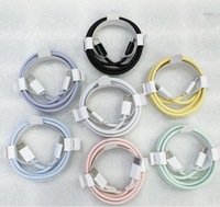Kabel Data Kepang Warna-Warni C-C Kabel Pengisian Cepat 1 2 3 Meter Kabel Pengisian Cepat untuk iPhone 17 35W 60W 240W