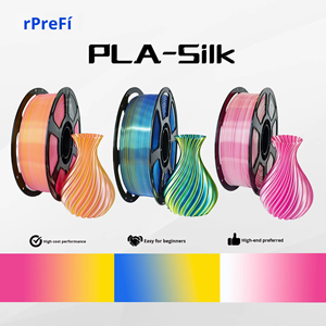 Filament d'impression 3D PLA 1,75 mm 1 kg, fournitures d'impression 3D, PLA soie bleu violet, matériau d'impression 3D, soie double couleur - Product Image 6