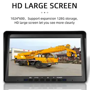 Tower Crane 30X Zoom Wireless Camera 10.1 Inch Monitoring Construction Crane Engineering Vehicle Work Safety Monitoring