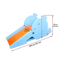 JW-217 Toboggans personnalisés pour maternelles, jeux aquatiques pour enfants, toboggans en forme de baleine, escaliers combinés pour parcs d'attractions