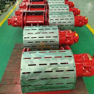 Kustom 20000 Lbs hidrolik <span class=keywords><strong>Winch</strong></span> untuk truk perahu terbuat dari kawat baja tali dengan 3 titik rintangan listrik - Product Image 2