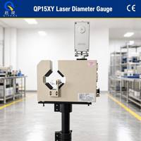 Jauge de diamètre laser QP-15XY à deux axes, haute précision, avec stockage de données, contrôle de vitesse et affichage RS485