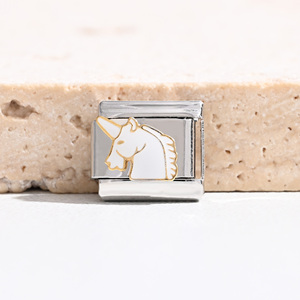 Charm Italiano de Acero Inoxidable Chapado en Oro de 18K, Alta Calidad, Precio Inmejorable, Sin Deslustre, para Pulsera - Product Image 6