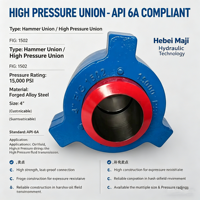 Raccord à marteau en acier forgé de fabrication chinoise, accouplement rapide haute pression pour tuyau de collecteur de forage de fracturation de champ pétrolier