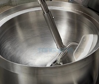 Machine de cuisson industrielle de bouilloire de mélangeur de cuisson à gainage planétaire de sirop de confiture de sauce automatique avec le chauffage de vapeur de gaz