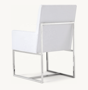 <span class=keywords><strong>GRANNT</strong></span> Posmoderno Interior Cocina Comedor Conjunto Hotel Restaurante Banquete Comedor Sillón de comedor de tela de acero inoxidable - Product Image 3