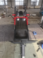 Machine à Squat Inclinée à Charge Libre pour Salle de Sport Commerciale, Appareil d'Entraînement des Jambes pour Club de Fitness