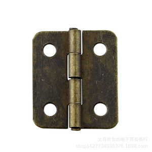 Bisagra para Muebles de 18x16mm, 4 Orificios, Montaje Superficial, Hierro, G12 G13, Azul Antiguo, Amarillo, para Armarios de Almacenamiento - Product Image 5