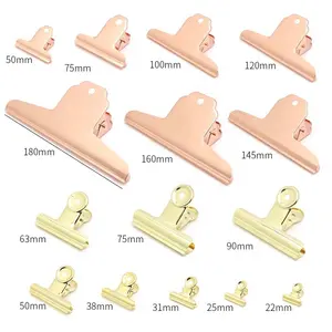Yamagata clamp Metal Clip Letter Clips Paper File Stationary Office Spring Binder Clip