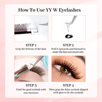 Échantillon Gratuit – Fournitures de Cils Individuels en Faux Vison à Marque Privée Personnalisée – Plateaux de Cils Volume Classique en Cachemire pour Extensions de Cils