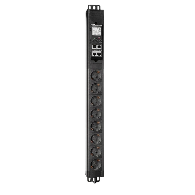 EU 32A 8-Outlet Smart PDU Power Strip Wi-Fi Remote Control Surge Protection Electrical Plug Power Socket for Computer Room Use