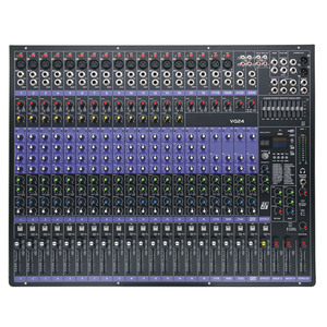 Consola mezcladora de audio profesional VQ Professional de 12, 16 y 24 canales con MP3, Bluetooth, USB y procesador de 24 efectos para presentaciones en escenario. - Product Image 3