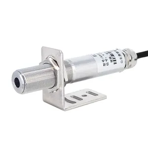 Termometer inframerah On-line, pengukur sensor suhu non-kontak pengukuran pemancar industri 4-20mA 0-5V 0-10V RS485