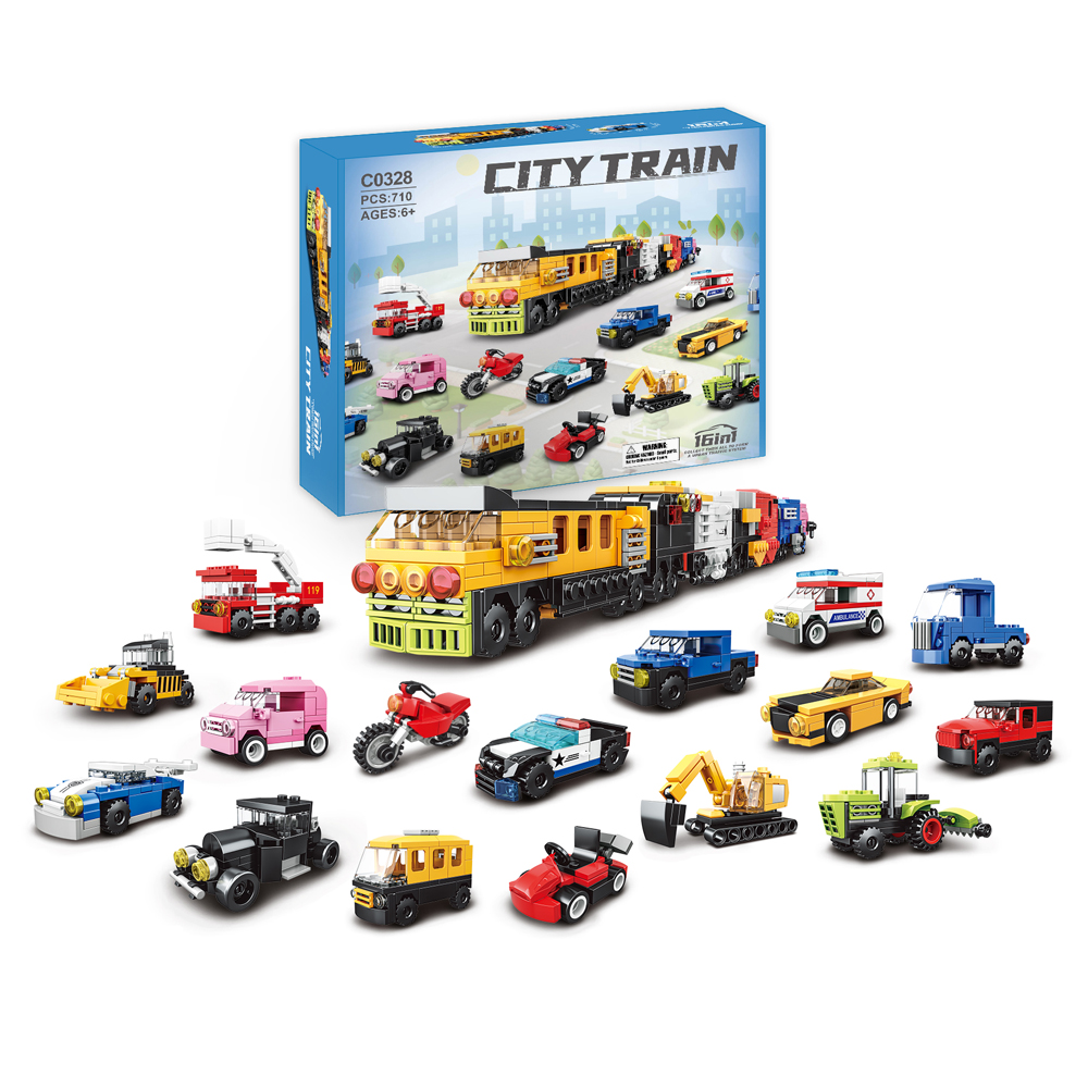 FIE063986 (16 in 1 City Car - Set di costruzioni)