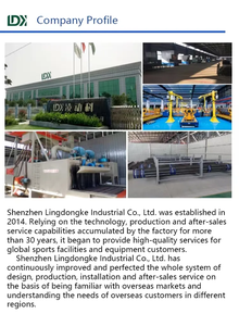 Terrain d'entraînement de <span class=keywords><strong>Padbol</strong></span>/Football hybride en verre panoramique personnalisé, murs réglables et tableau de bord LED contrôlé par APP - Product Image 6