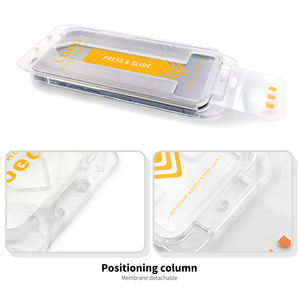 Kit d'installation facile en verre trempé cadre d'installation film de téléphone protecteur d'écran kit d'installation pour <span class=keywords><strong>iPhone</strong></span> 12 13 <span class=keywords><strong>14</strong></span> <span class=keywords><strong>pro</strong></span> <span class=keywords><strong>max</strong></span> - Product Image 6