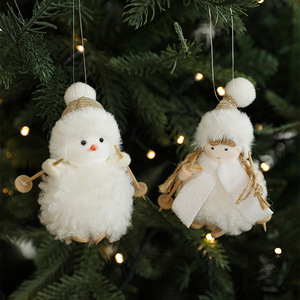 Hot-Selling New White Plush Doll Toy Cute Christmas <b>Tree</b> Hanging Decoration Ornament for Festive Decorations - Product Image 4