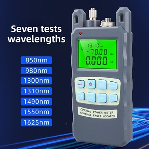 Tích hợp 1mW Đồng hồ đo quang nguồn ánh sáng đỏ 5km kiểm tra phân rã quang học phát hiện lỗi ánh sáng bút IP kết nối mạng - Product Image 2