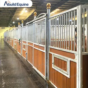 Zware Paardenproducten Staalconstructie Paardenstal Fronten Indoor Bamboe Paardenstal