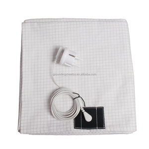 Lençóis de Aterramento em Algodão Orgânico Prateado com Fio de Aterramento - Product Image 2