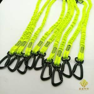 Cordon de sécurité réglable pour l'aviation, la randonnée, l'échafaudage, avec crochet élastique étanche anti-chute et <span class=keywords><strong>corde</strong></span> d'arrimage - Product Image 4