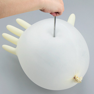 Disposable Latex Gloves Powder Free Oil Resistant Thickened For Lab Beauty Salon Use Size Medium 100 Pcs Per Box - Product Image 1