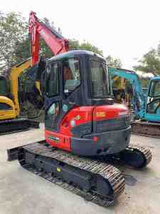 Excavadora de cadenas hidráulica de 5 toneladas para Red KX155 2023, eficiente, usada para movimiento de tierras en construcción, motor de servicio pesado - Product Image 2