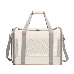 Большая вместимость дышащая складная переносная сумка для домашних животных из Оксфордской ткани, съемная и моющаяся переноска для кошек - Product Image 5