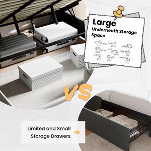 <span class=keywords><strong>Ama</strong></span> zon Marco de cama king size de tela de terciopelo tapizado personalizado con cabecero alto - Product Image 4