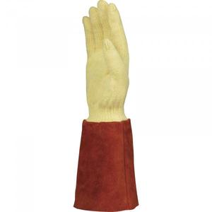 DELTA PLUS-ถุงมือ KCA1509สีเหลืองสนิมทนความร้อนพารา-รามิดพร้อมข้อมือหนัง (หลายแพ็ค)-ถุงมือ3295249037727 - Product Image 2