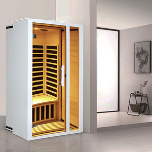 Hongyuan <b>Saunas</b> Modern Red Cedar Electric Single Person Extendable Indoor Far Infrared <b>Heating</b> <b>Sauna</b> Bluetooth Compatible - Product Image 1