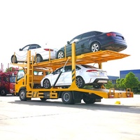 DAYUN 4x2 araba taşıyıcı kamyon 2 güverte 3 arabalar satılık oto taşıma kamyonu