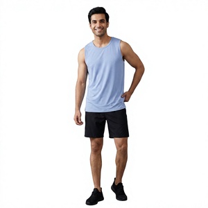 Débardeurs de sport pour hommes personnalisés en gros, décontractés, pour la musculation, l'entraînement en salle de sport, respirants, pour la course à pied - Product Image 1