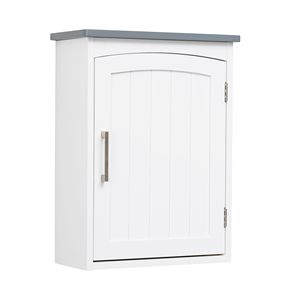 DB FRALIMK blanc gris haut MDF armoire murale petite salle de bain médecine organisateur pour cuisine salon salle de bain stockage - Product Image 4