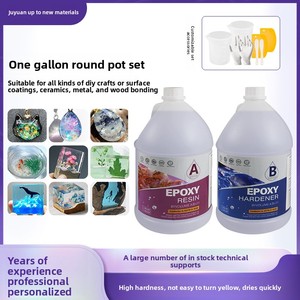 Resina Epoxi 1:1, Pegamento AB en Paquete Grande, Alta Transparencia, Pegamento Cristalino Duro para Manualidades y Trabajos en Madera, para Joyería - Product Image 2