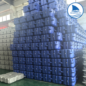 ท่าเทียบเรือลอยน้ำแบบโมดูลาร์ HDPE ยี่ห้อ Marnolin ขนาด 500x500x400 มม. รับน้ำหนักได้ 350 กก. ผลิตในกวางตุ้ง - Product Image 1