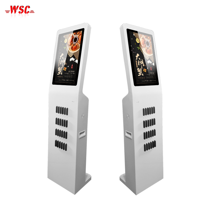 Factory Wholesale 21.5 Inch Digital Signage Kiosk Mobile Phone Charging Station