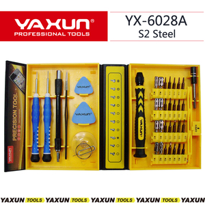 Yaxun-Kit de destornilladores de precisión multiusos, juego de herramientas de reparación de apertura de teléfono para <span class=keywords><strong>iPhone</strong></span> X/8G/<span class=keywords><strong>6S</strong></span>/<span class=keywords><strong>6S</strong></span> PLUS /Samsung - Product Image 2