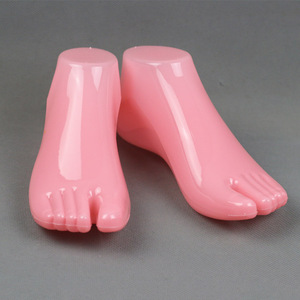 Zapatos de plástico engrosados, suelas, modelo de <span class=keywords><strong>pie</strong></span> para calcetines, joyería, tobilleras, cadenas, exhibición - Product Image 2