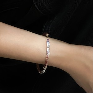 S925 Sterling <b>Silver</b> Taoist <b>Bracelet</b> Vintage Cinnabar Style Adjustable Fine <b>Bangles</b> For Men Women Jewelry - Product Image 4